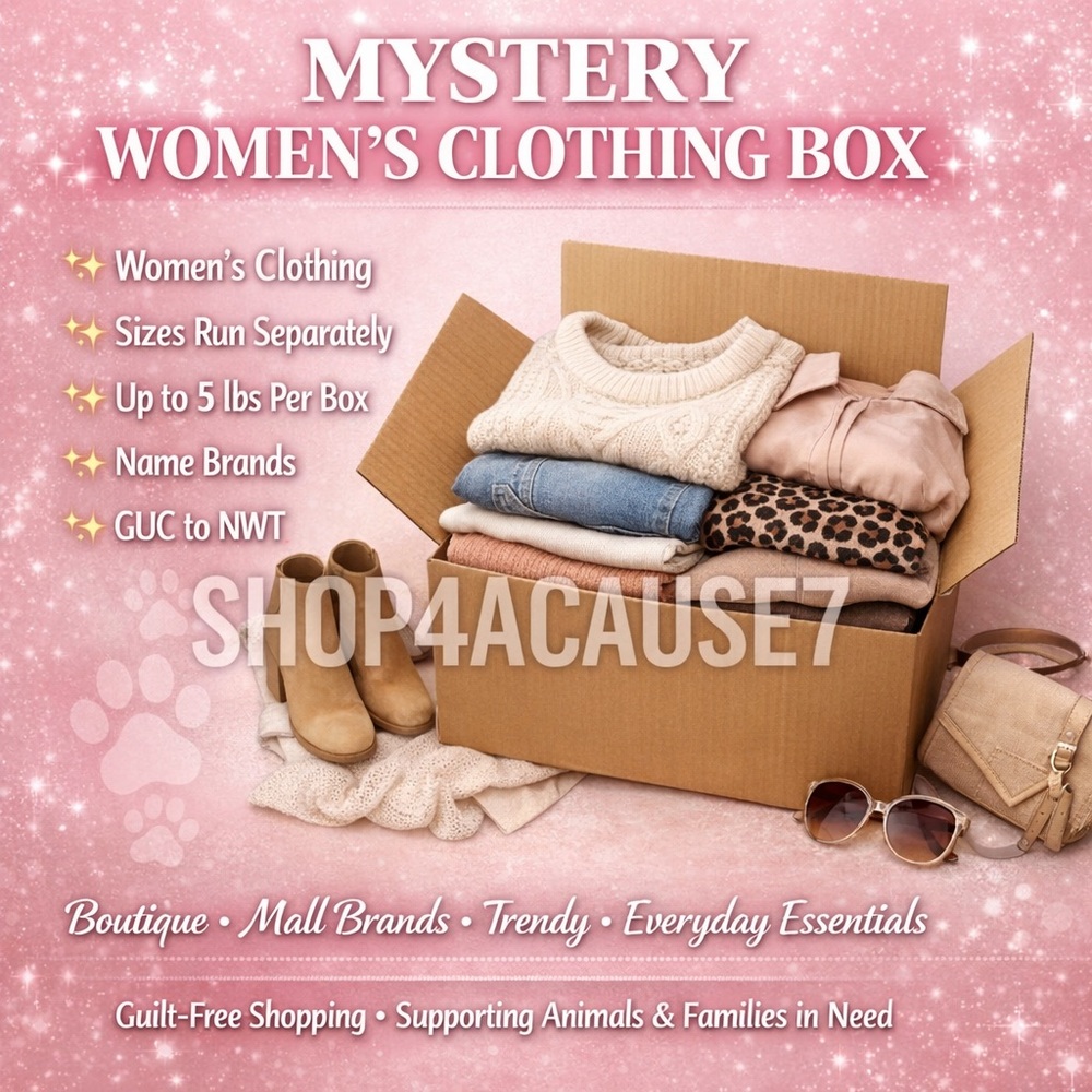 Random Reseller Women’s Clothing Box | Up to 5 lbs | Name Brands | GUC–NWT